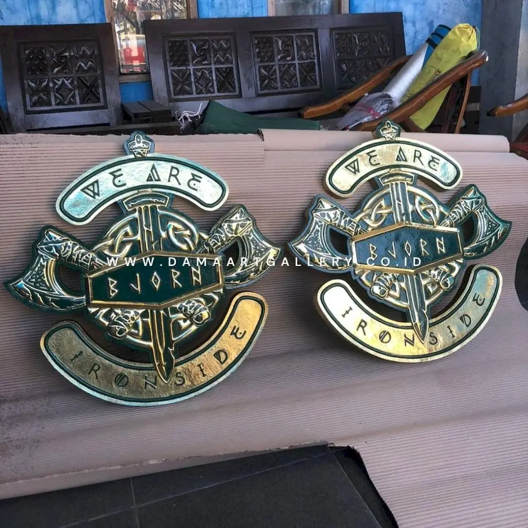 Logo Custom Logam Kuningan